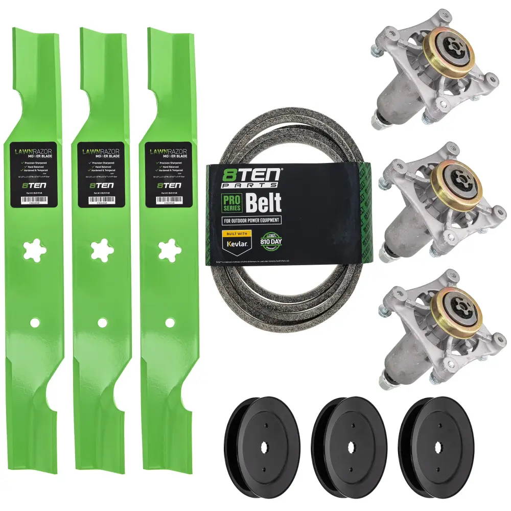 Blade Spindle Belt Pulley Deck Kit Poulan Pro Ariens Statesman MK1009792