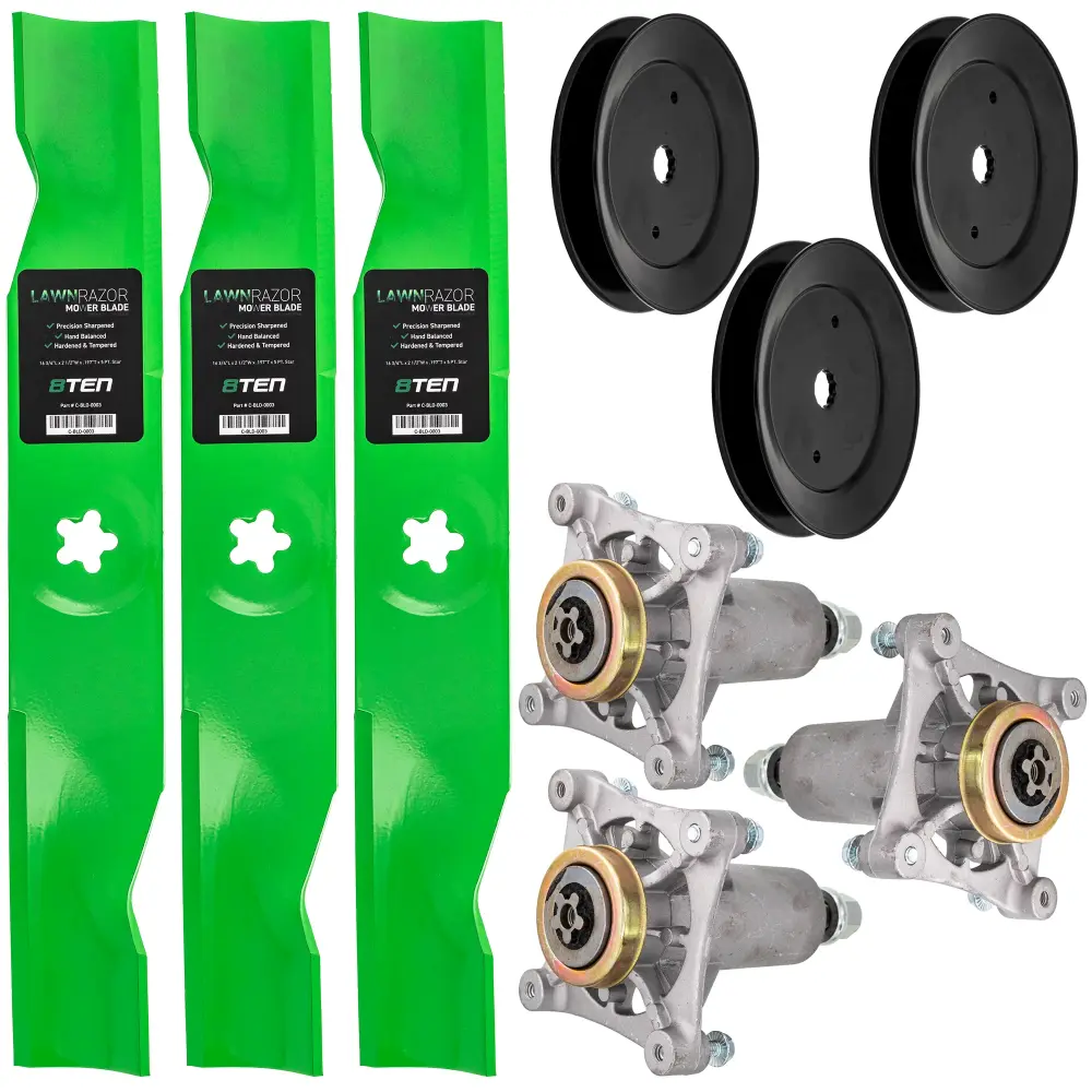 Blade Spindle Pulley Deck Kit Husqvarna Poulan Pro Jonsered MK1009715