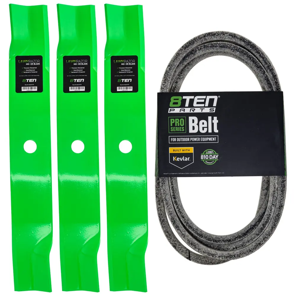 Mower Blades & Deck Belt Kit John Deere MK1007809