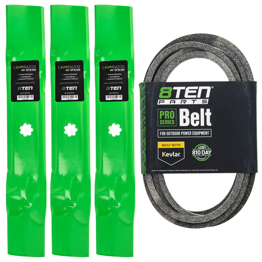 Mower Blades & Deck Belt Kit John Deere MK1007768