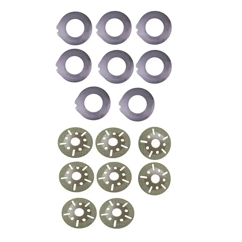 Anti-Rattle 8 Pieces Brake Disc & Friction Plate 9R-9401 133-7234 Caterpillar CAT Loader 416B 416C 416D 420D 424D 426B 426...
