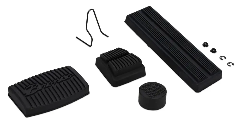 Premium Performance Pedal Pad Kit - SCRIPT Style Self-regulating w/Drum Brakes