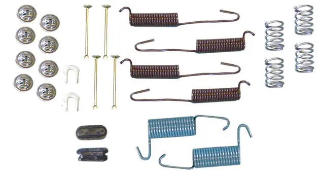 Rear Drum Brake Hardware Kit, 10 inch, 1966-75 Ford Bronco Compatible Ford F-150