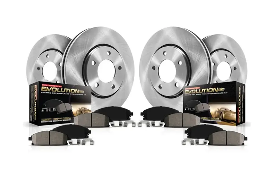 2010-24 Toyota 4Runner Power Stop Z17 Stock Replacement Brake Kit, Front and Rear