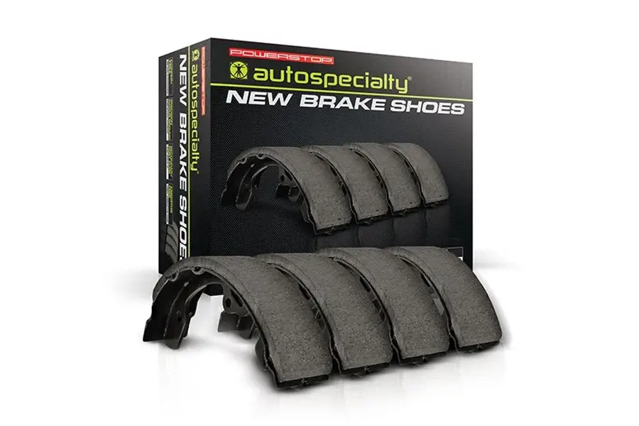 2005-23 Toyota Tacoma Power Stop Autospecialty Brake Shoes, Rear Zinc Plated