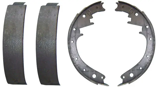 Front Drum Brake Shoes, 11" x 2", 1966-75 Ford Bronco