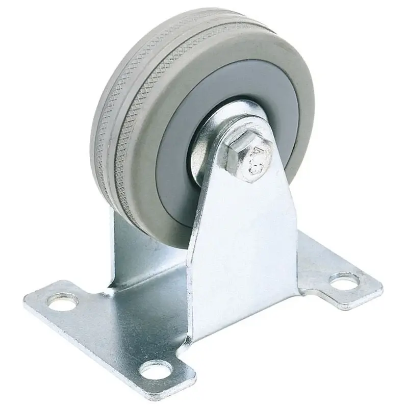 Draper 60275F Fixed Plate Fixing Tpr Castor, 75mm Diameter, S.W.L. 70kg - (65477)
