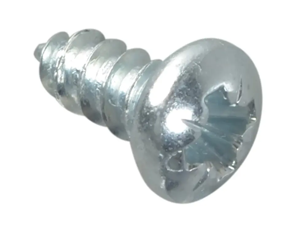 Forgefix Self-Tapping Screw Pozi Designed Pan Head Zp 1/4In X 4 Forgepack 80