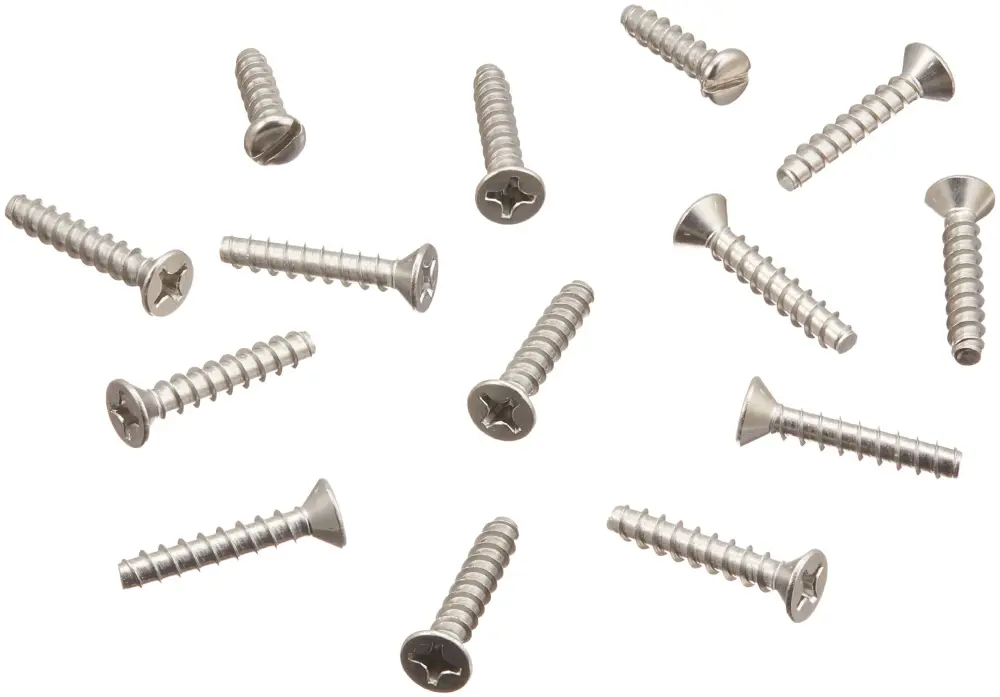 Hayward SPX1084Z4AM 1-1/4-Inch Long Self Tapping Face Plate Screw Set Replacement Hayward Touchless Skimmer