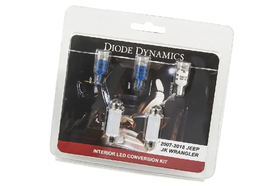 Jeep Wrangler JK Diode Dynamics LED Conversion Kit Stage 1 Sapphire