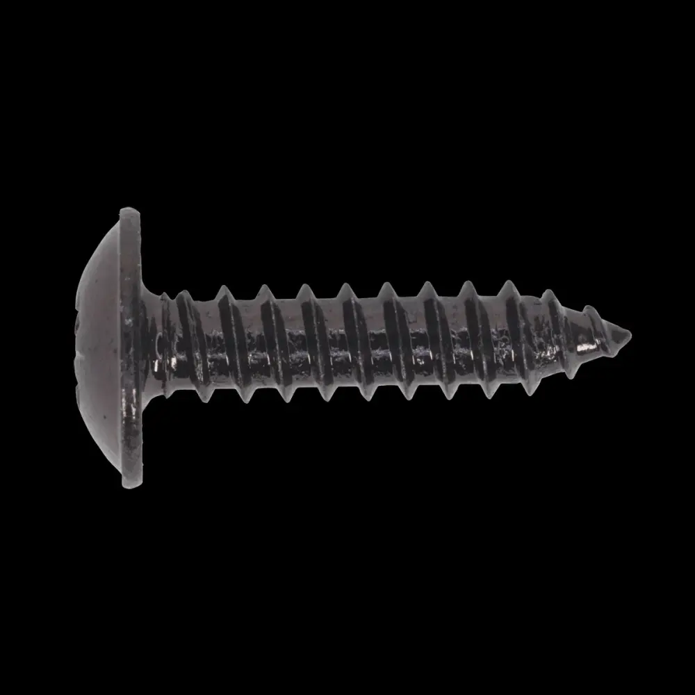 Sealey BST4819 Self Tapping Screw 4.8 x 19mm Flanged Head Charcoal Pozi Pack 100