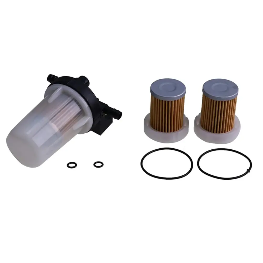 Fuel Filter Assembly & 2 Pcs Filter 6A320-58862 6A320-58830 Kubota Tractor B2410 B2710 L2800 L3400 RTV-X1100CR