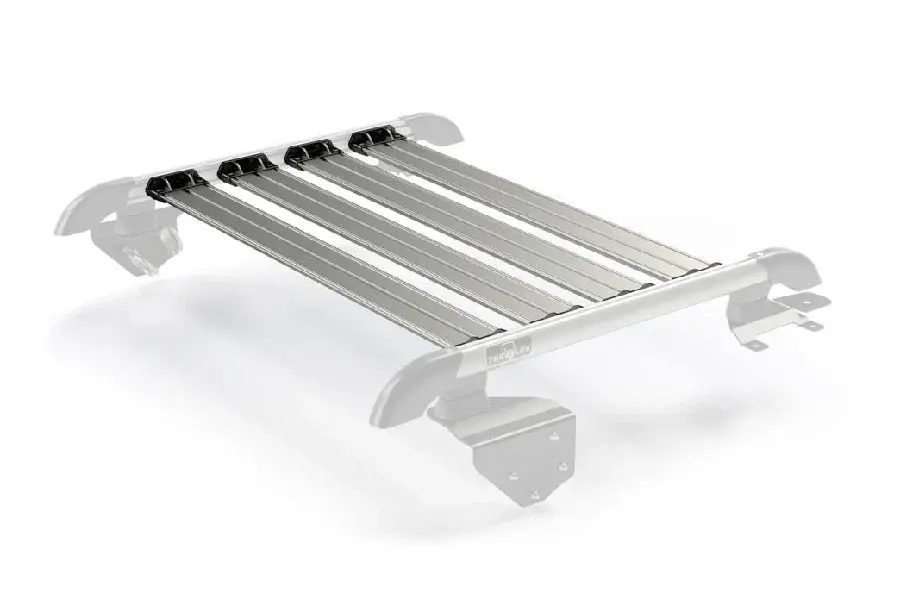 Jeep Wrangler JK 2-Door Teraflex Nebo Roof Rack 4pc Cargo Slat Kit - Quicksilver - JK 2dr