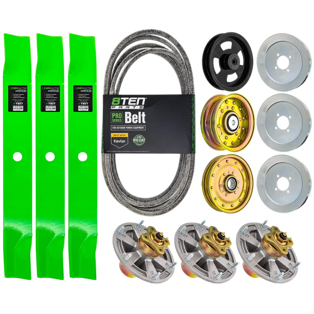 Blade Spindle Belt Idler Kit John Deere Ztrak Z960M 72-Inch TCU15882