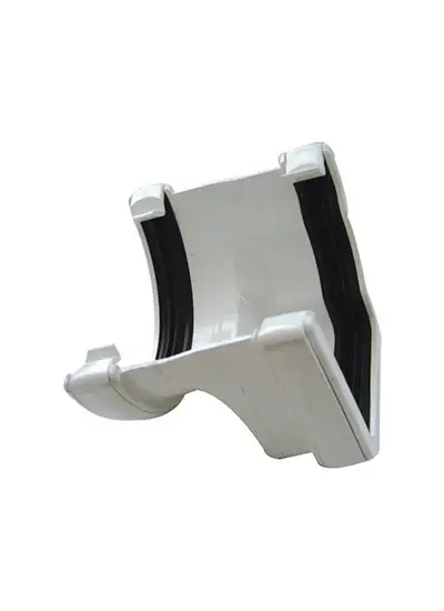 FloPlast Niagara Adaptor To Half Round Right Hand Pearl