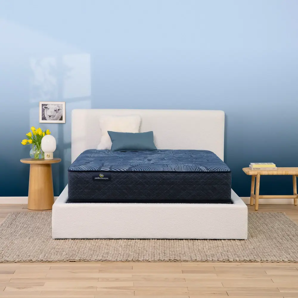 Perfect Sleeper - 13.25" Cobalt Calm Plush Mattress