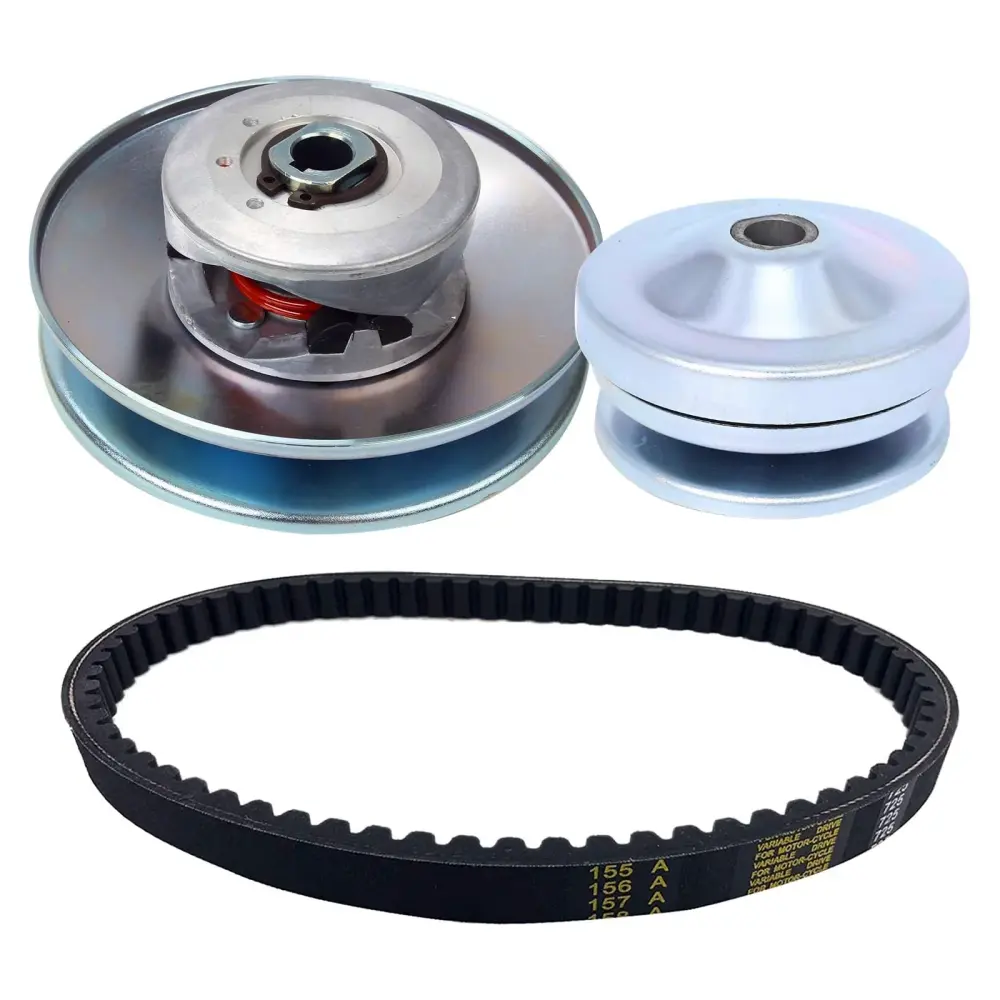 30 Series Bore GO Kart CVT Torque Converter 3/4" Bore 6" Diameter Driver Clutch 5/8'' Driven Clutch Belt 203589 Torque Con...