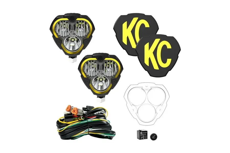 2024-25 Toyota Land Cruiser KC HiLiTES FLEX ERA 3 2-Light Master LED Airy Pod Kit