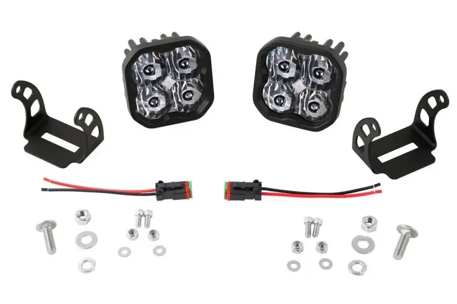 Diode Dynamics SS3 Max Standard LED Pod Light Kit - Combo Pearl