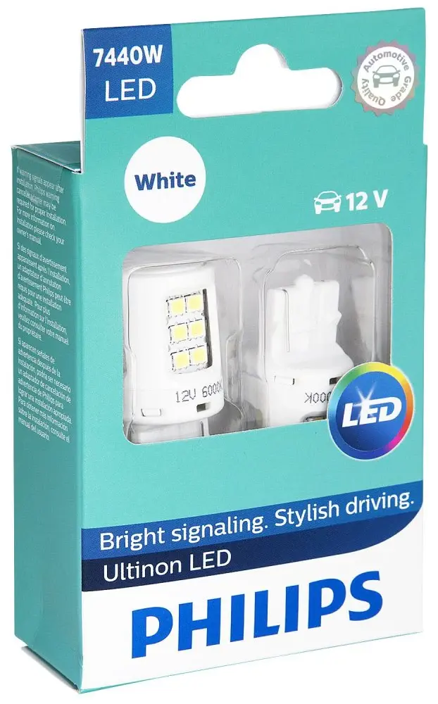 Philips LED Snow Ultinon Lights Damaged Box