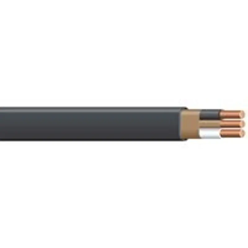 Southwire 6/2NM-WGX125 Sheathed Cable, 6 AWG Wire, 2 -Conductor, 125 ft L, Penny Conductor, PVC Insulation