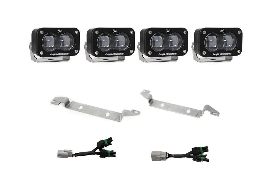 2025 Toyota 4Runner Baja Designs S2 SAE OEM Fog Light Replacement Kit - Lucid