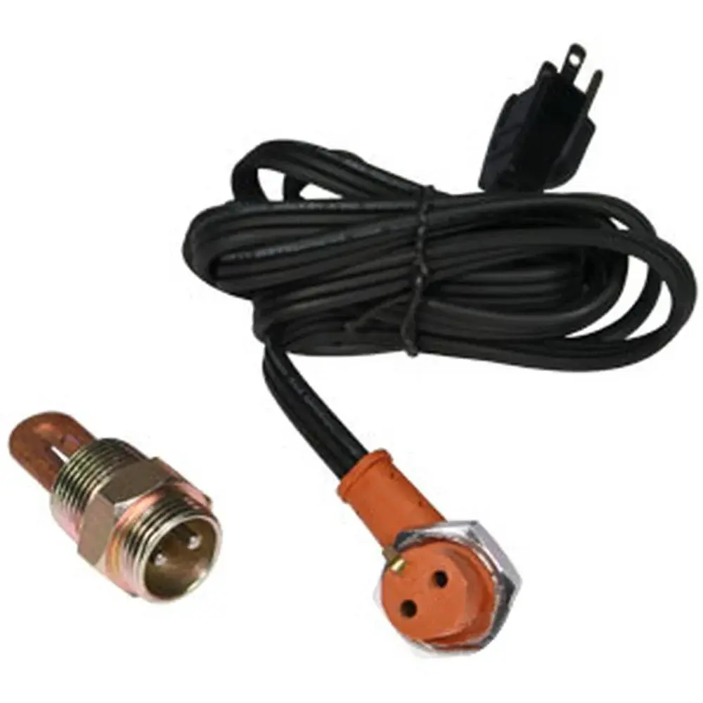 3/4NPT 400W 120V Engine Block Heater Assembly Massey Ferguson Tractor 255 285 1080 1085 302 304 365 3265