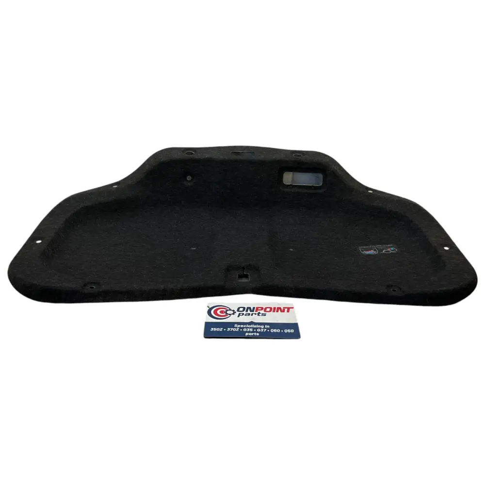 08-15 G37 Q60 Coupe Trunk Lid Carpet Panel 84966JL00A Oem Htg