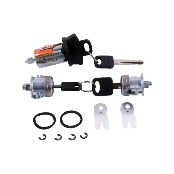 Ignition & Door Lock Cylinder 4 Keys 703362 Ford F150 F250 F350 F450