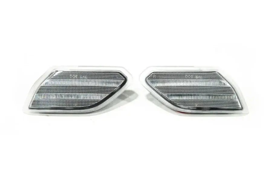 Jeep Wrangler JL & Gladiator JT OLM Full Replacement LED Front Sidemarkers - Glass-like