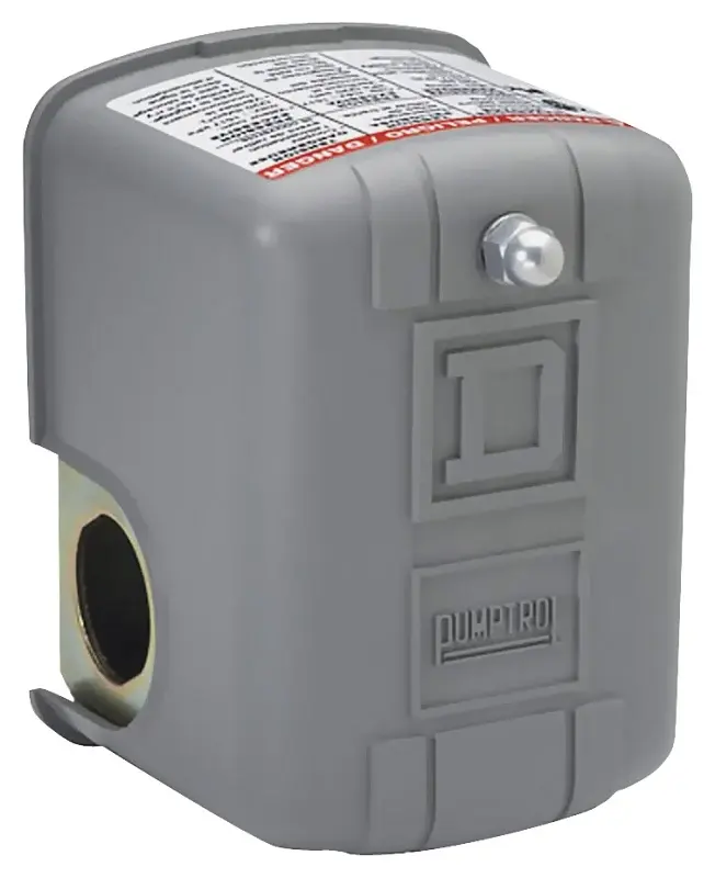 Square D 9013GSG2J20 Pressure Switch, 3-Phase, 10 , 115/575 V, DPST, Screw Clamp Terminal, NEMA 1 Enclosure