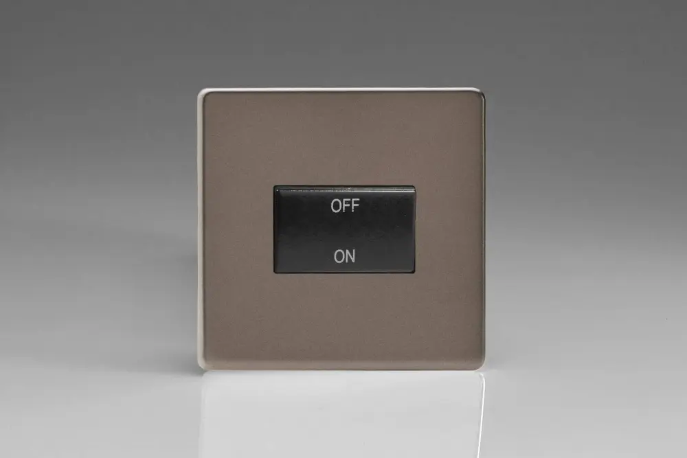 Varilight 10A Fan Isolating Switch (3 Pole) Pewter XDRFIBS