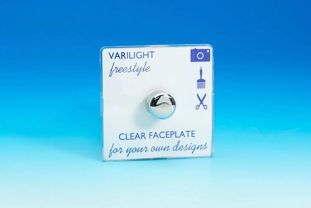 Varilight 1-Gang 2-Way Push-On/Off Rotary LED Dimmer 1 x 0-100W (Max 10 LEDs) JIFP401C