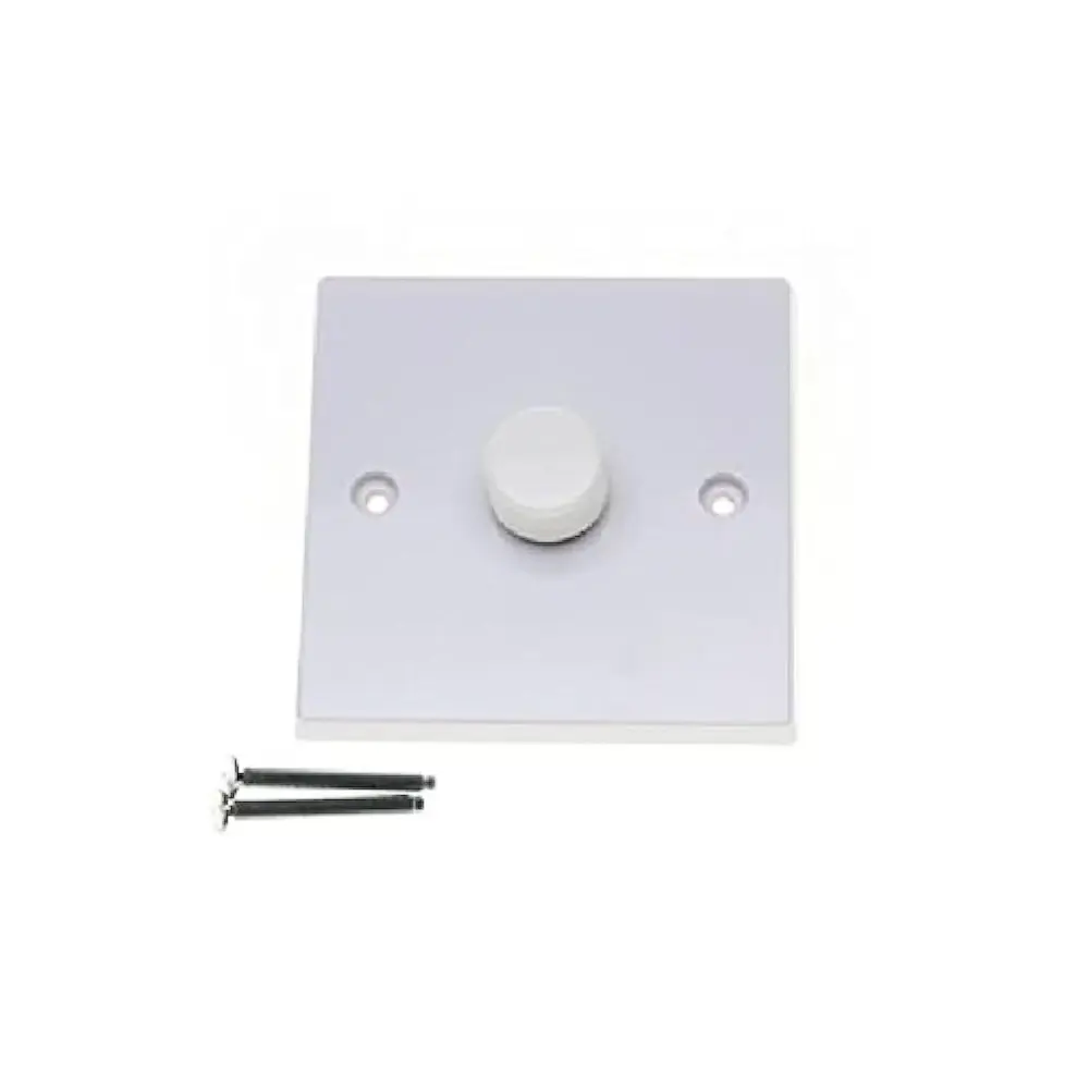 Varilight LED Dimmer Switch | JQP401W | V Pro Series 1-Gang 2-Way Push-On/Off Rotary LED Dimmer 1 x 0-120W (1-10 LEDs)