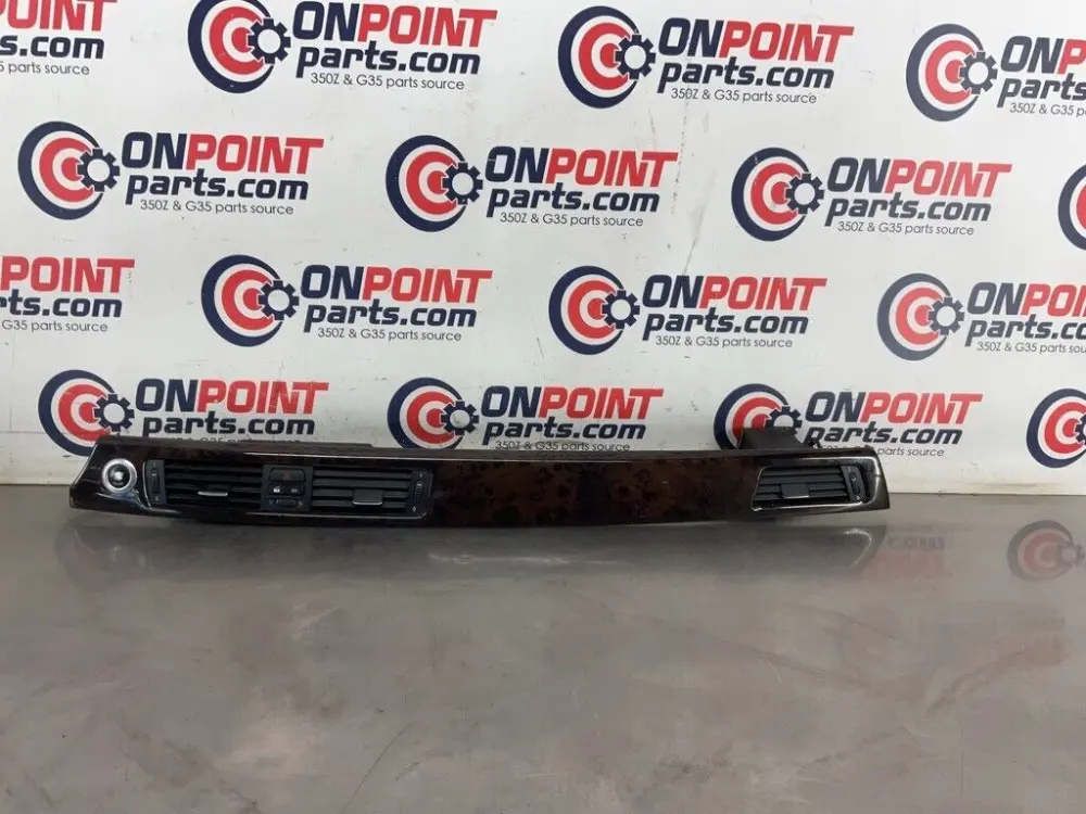 2006 BMW 330i E90 Sedan Wood Grain Dash Vents Panel OEM 12BF1E8