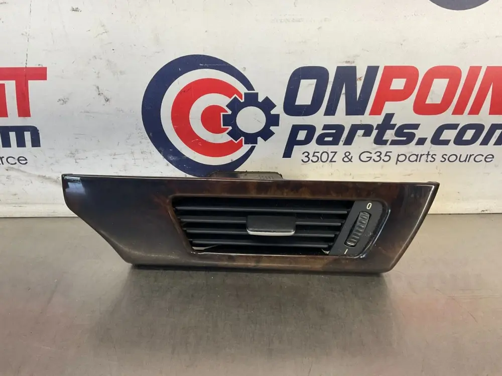 2006 BMW 330i E90 Driver Left Wood Grain Dash Vent OEM 12BF1EA Gaskets