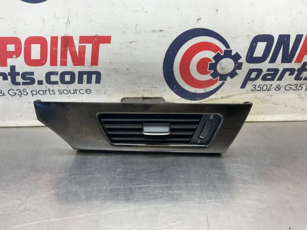2009 BMW E92 335i Driver Left Slate Poplar Wood Grain Dash Vent OEM 15BGSEA