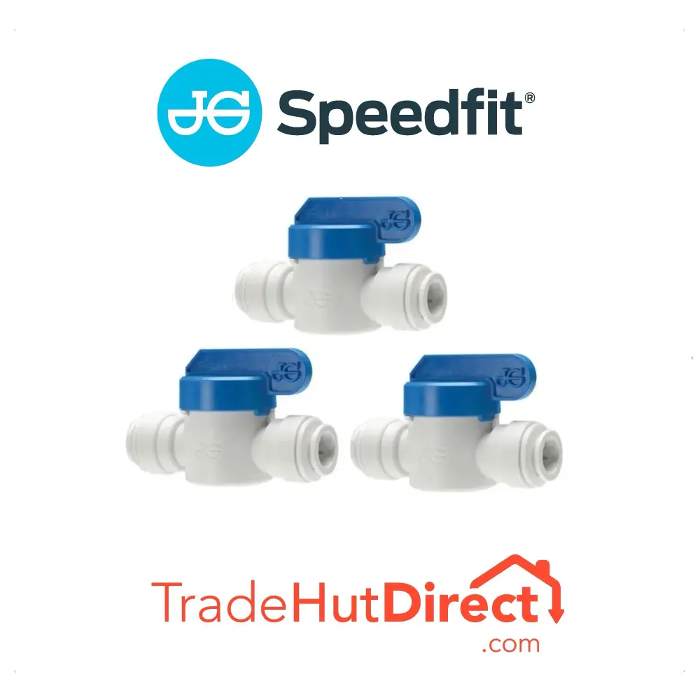 John Guest Speedfit 12mm Shut Off Valve - PPMSV041212W (Pack 3) California Vehicles