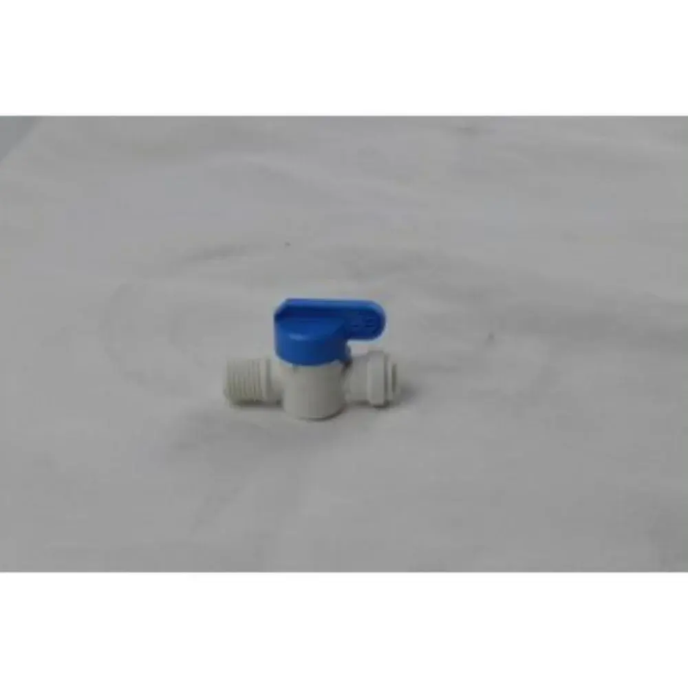 PPSV010822W RWC John Guest Male Shut-Off Valve (NPTF Thread - Speedfit to Male), 1/4" Tube OD x 1/4" NPTF