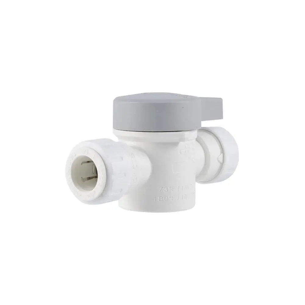 PSEISV20P RWC John Guest Speedfit Shut-off Valve, 1/2" CTS Pipe Size - EPA Certified