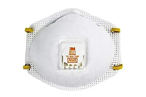 CTI Industrial Supply 3M 8511 Paint Sanding Valved Cool-Flow Respirator set ten Oxygen Sensor Port