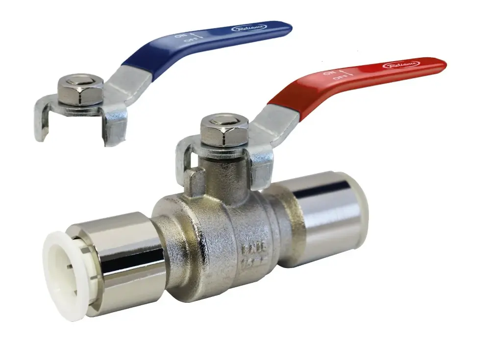 EGR Valve Reliance Valves 15mm Brass Bodied Pushfit Lever Ball Valve WRAS Sanctioned