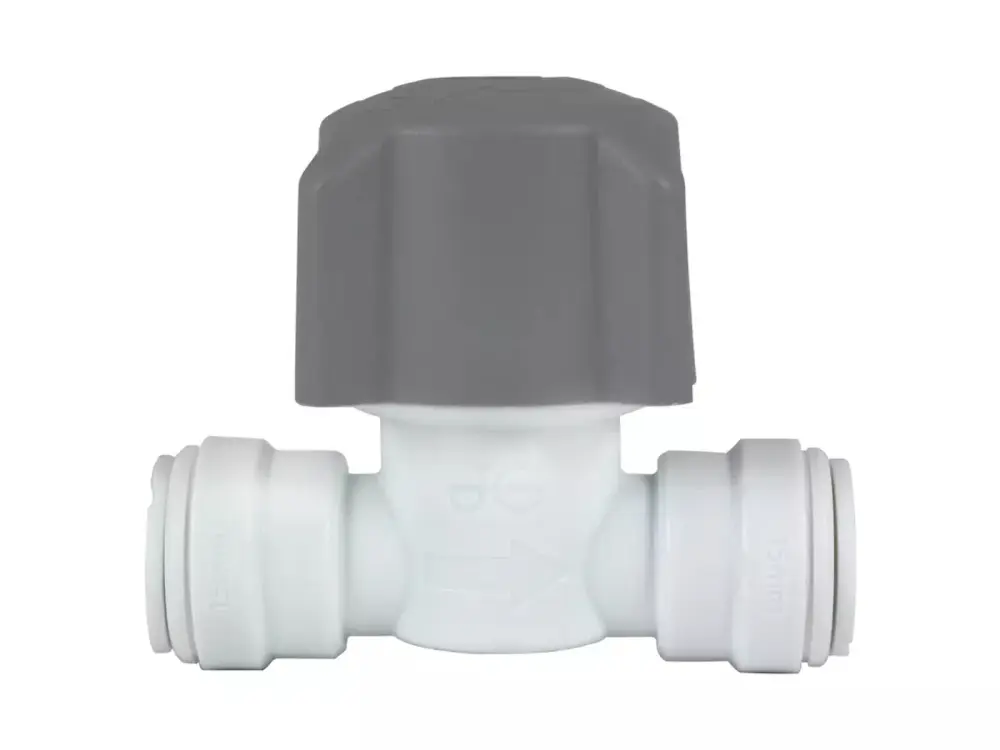 John Guest Speedfit Acrylic Stop Valve 15mm (15STV/2) (Pack 3)