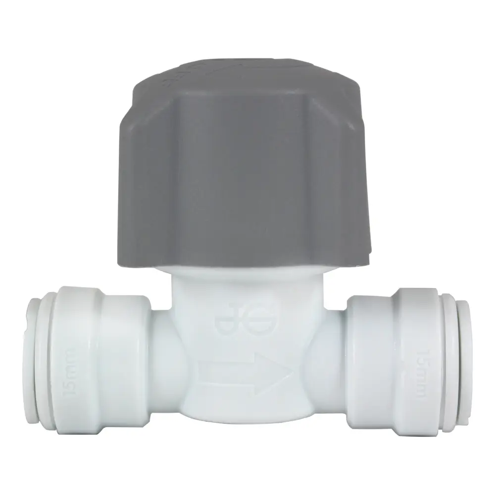 John Guest Speedfit Polymer Stop Valve 22mm (22STV/2) (Pack 5)