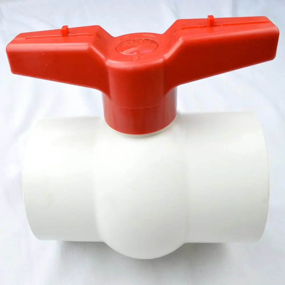 V17491N LASCO Fittings 1-1/2" Streamlined Valve PVC S X S