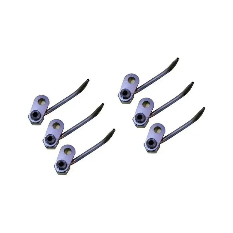 6Pcs Piston Airy Nozzle 6218-21-1910 Komatsu Engine SA6D140E-3 SAA6D140E-3 SDA6D140E-3 Wheel Loader WA500-3H Dump Truck HM...