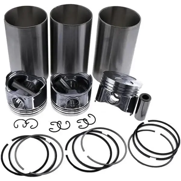 Engine D902 Piston Rings and Liners Kit STD Kubota KX41-3 Excavator