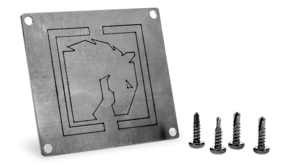 Fuel Selector Valve Blockoff Plate