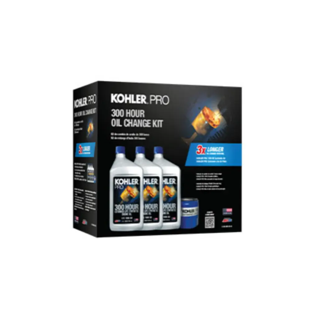 Kohler Pro 25 850 03-S Genuine OEM 3 Quart 300 Hour Oil Transform Kit