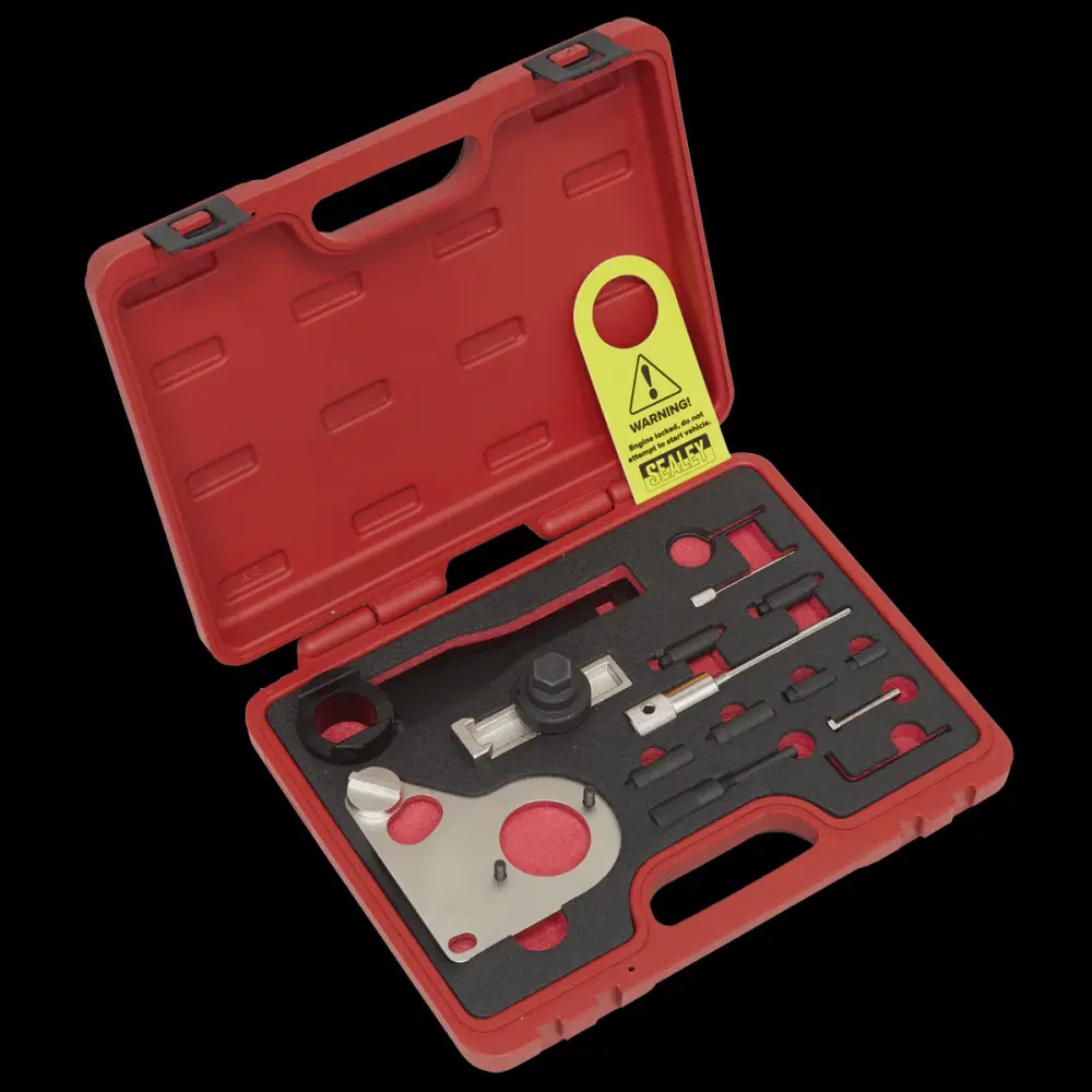 Sealey VSE5086A Diesel Engine Timing Tool Kit - Renault, Mercedes, Nissan, GM 1.6D, 2.0, 2.3 dCi/CDTi - Chain Drive